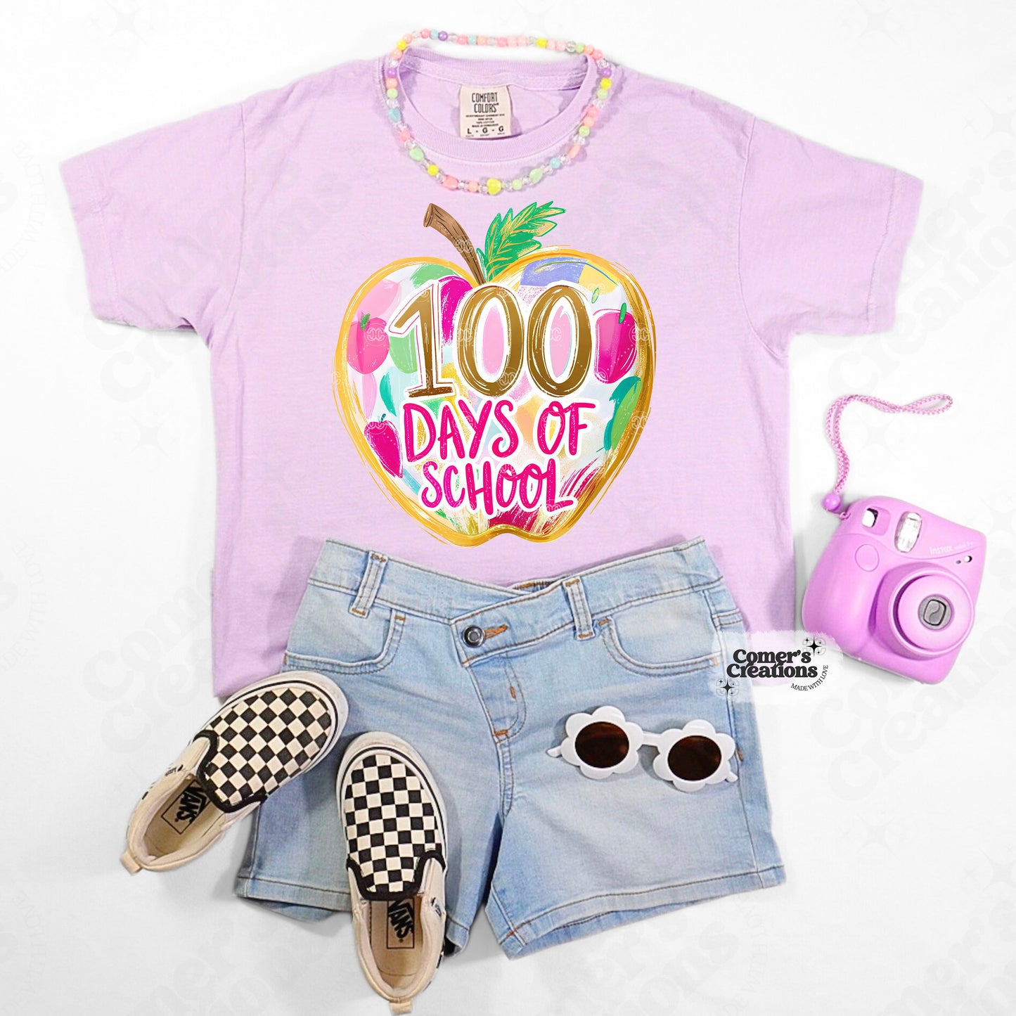 Colorful Apple 100 Days