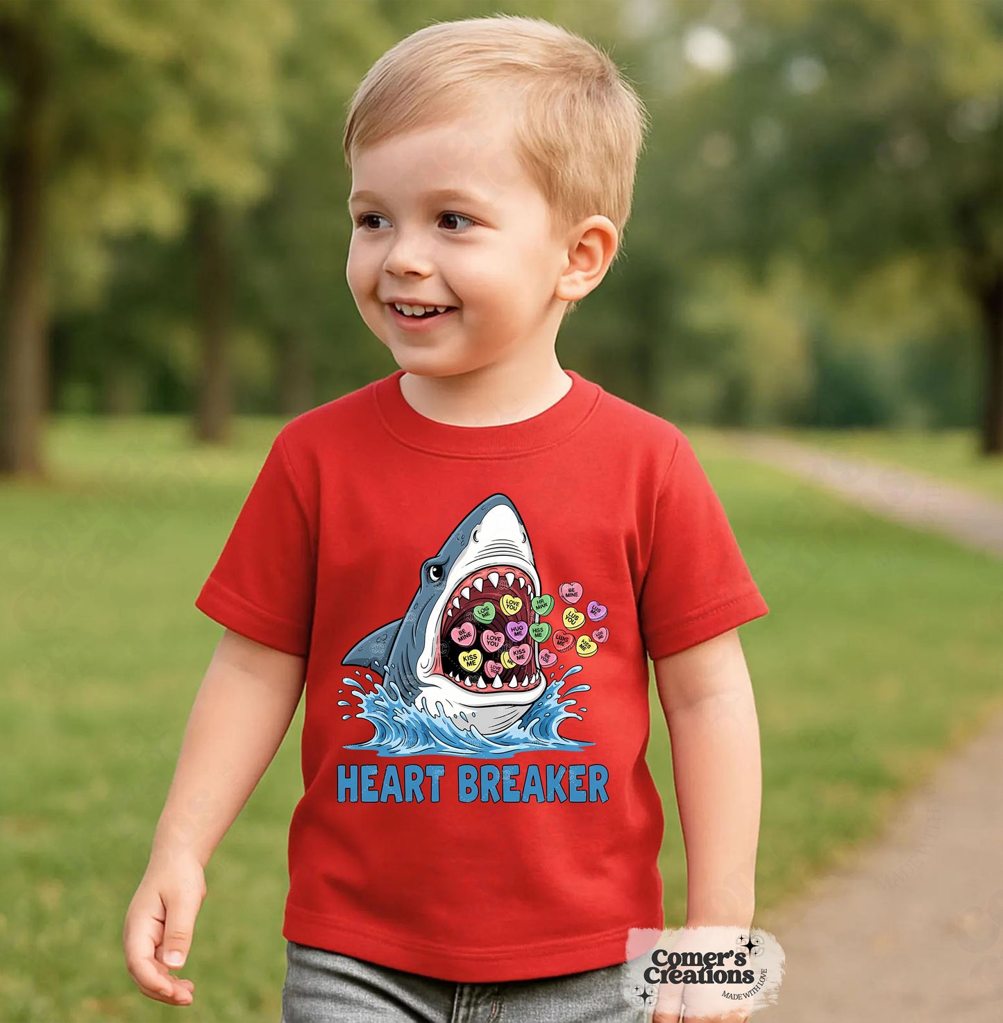 Heart Breaker Shark Valentines