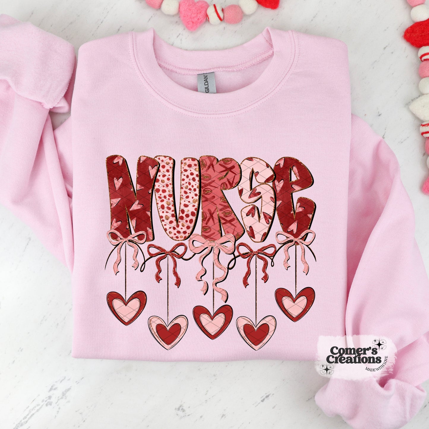Hanging Hearts Nurse
