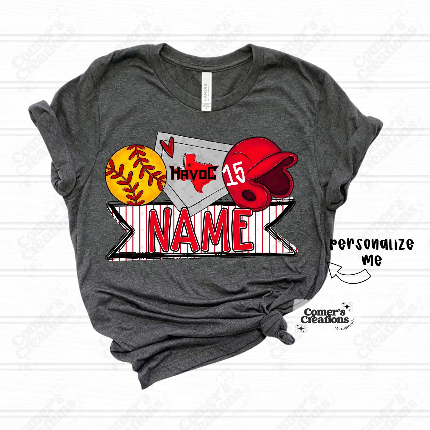 Personalized Player Plate