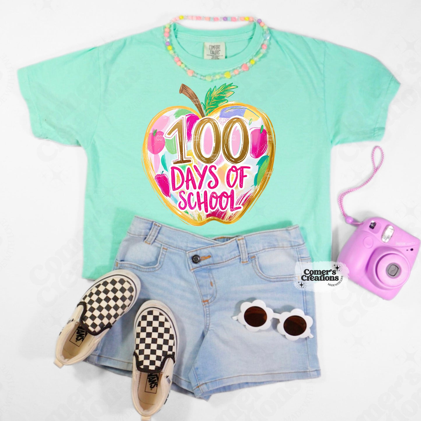Colorful Apple 100 Days