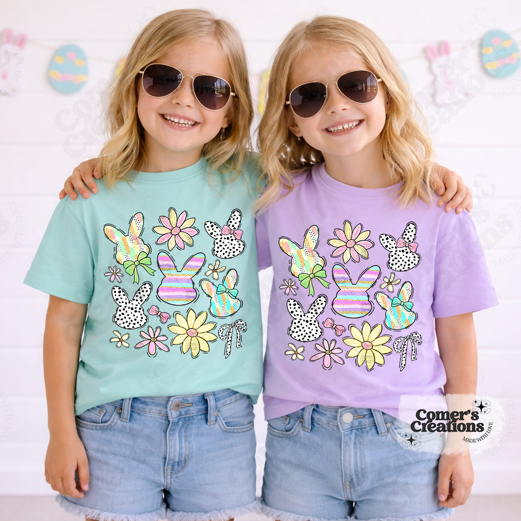 Pastel Bunny Garden