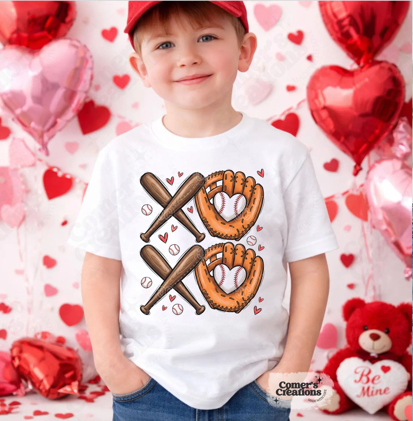 XOXO Baseball Valentines