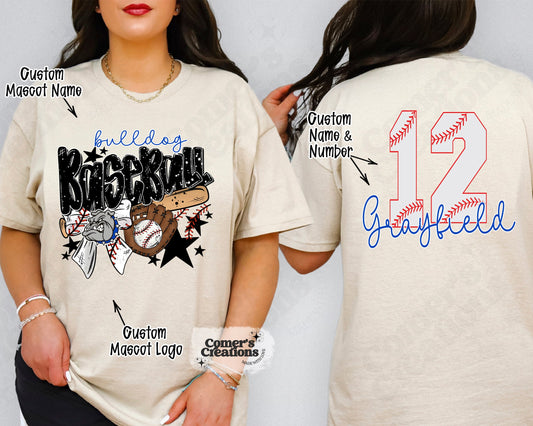 Personalized Baseball All-Star Fan