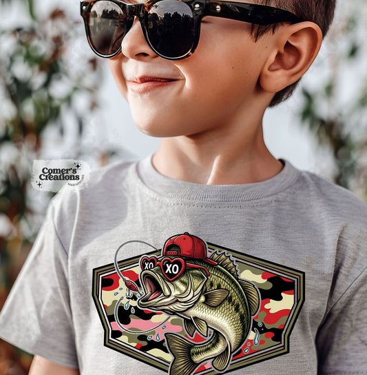 Camo Fish Valentines