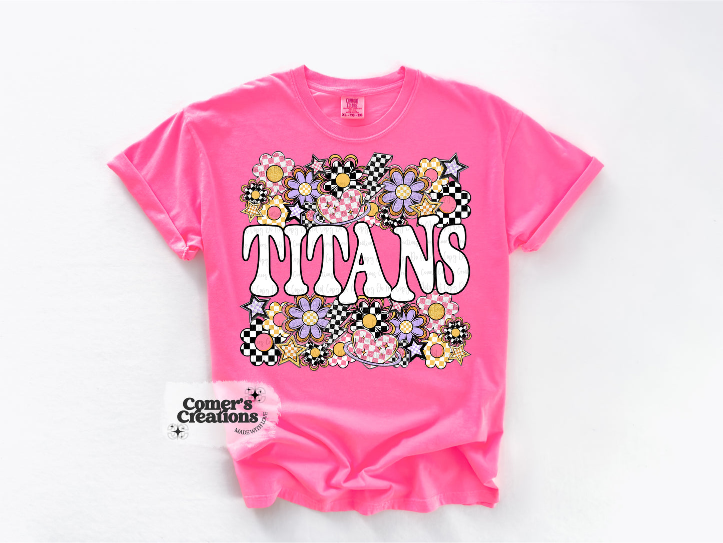 Funky Flower Titans Tee