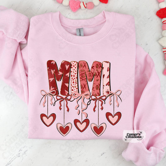 Personalized Hanging Hearts