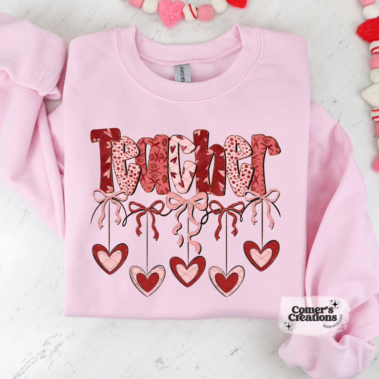 Hanging Hearts Teacher