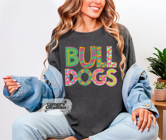 Pattern Play BULLDOGS Tee