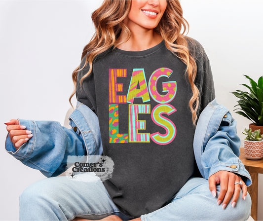 Pattern Play EAGLES Tee