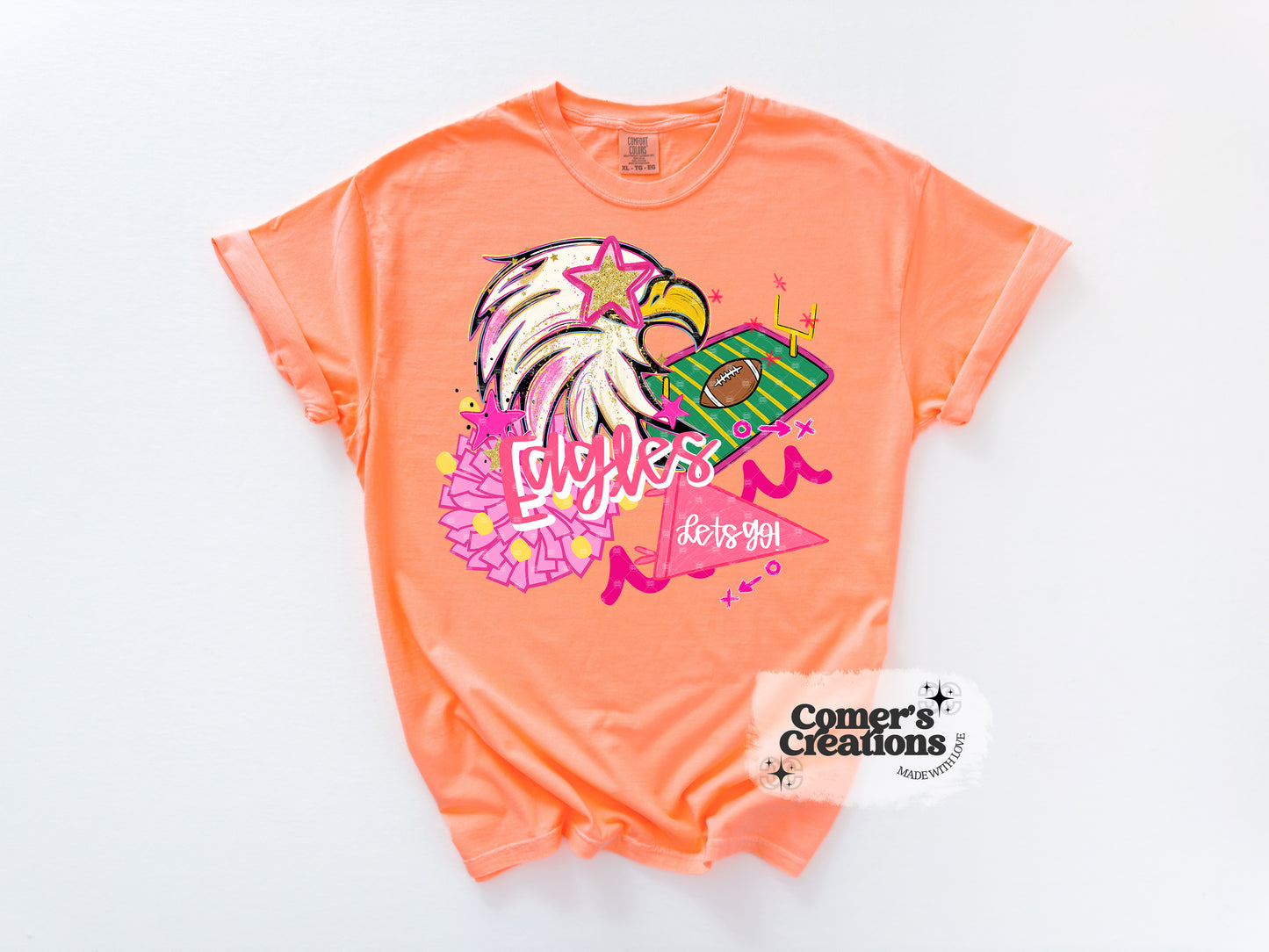 Preppy Eagles “Let’s Go!” Tee