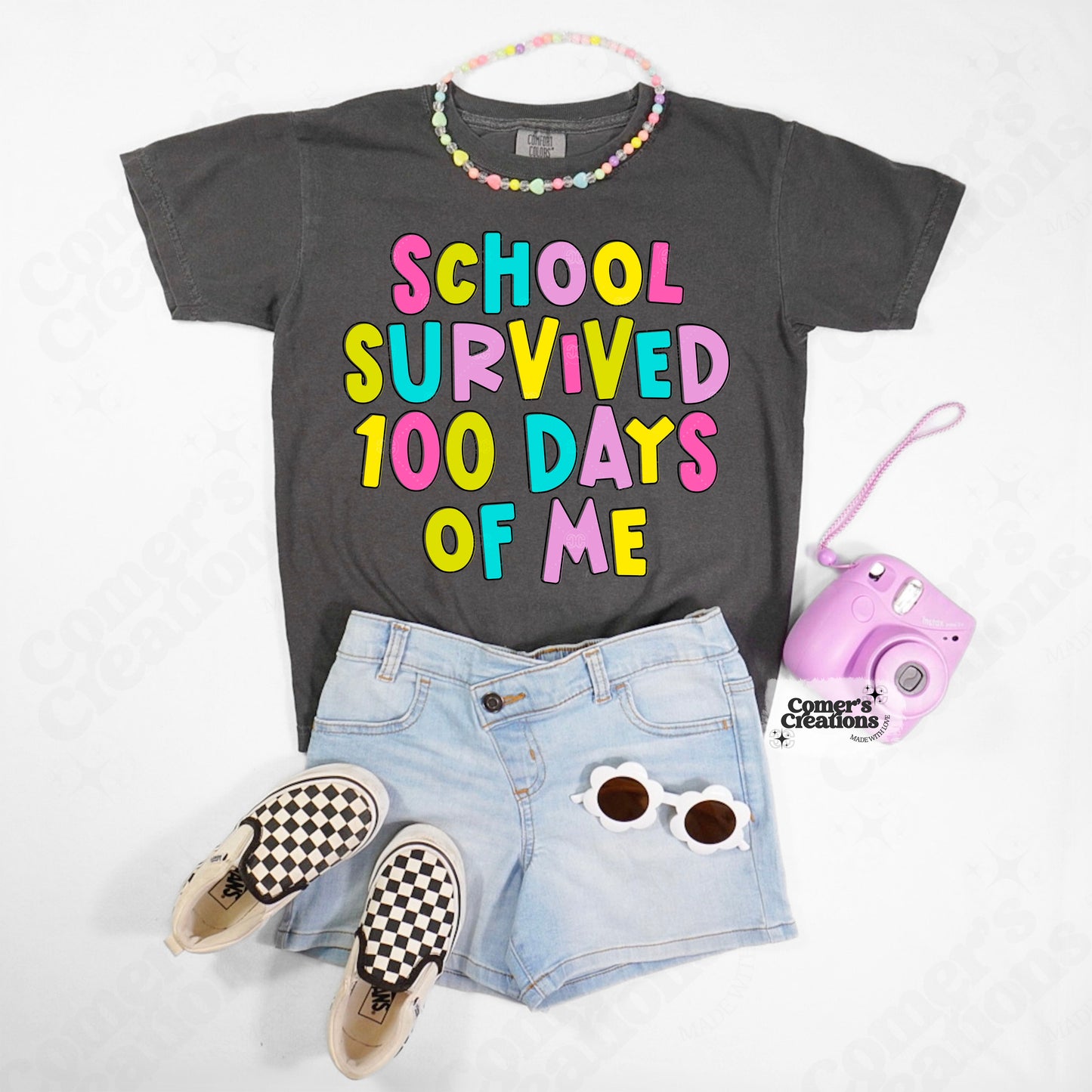School Survived 100 Days of Me Girls