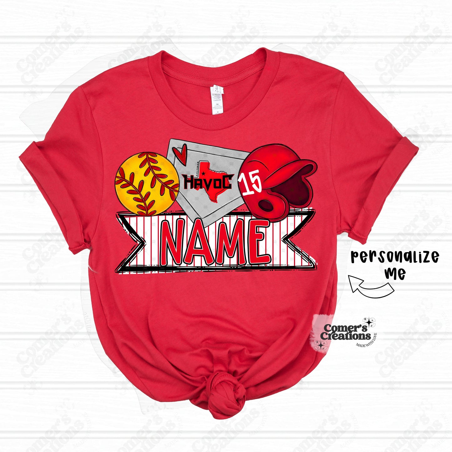 Personalized Player Plate