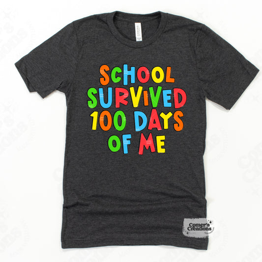 School Survived 100 Days of Me